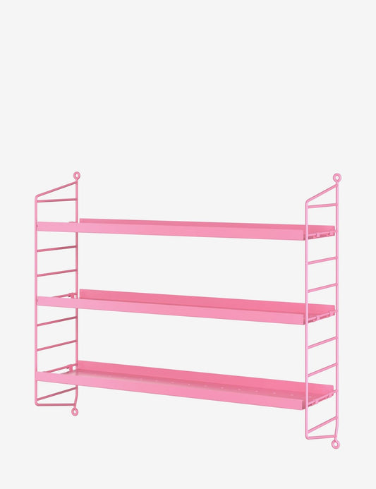 STRING POCKET METAL PINK