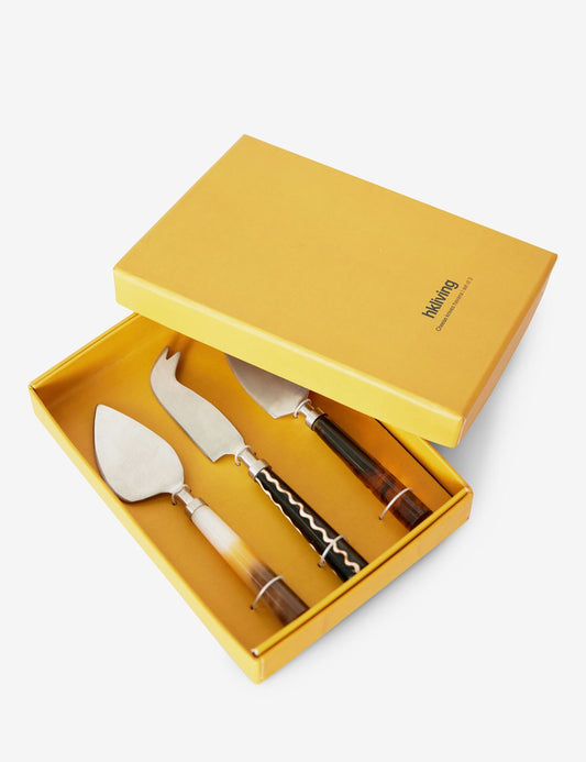 set di 3 coltelli per formaggio