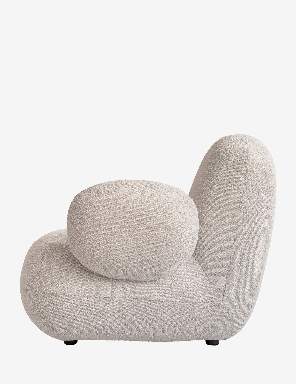 toe flat armchair
