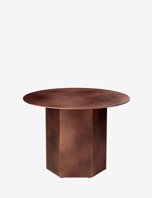 tavolino epico in acciaio ø60