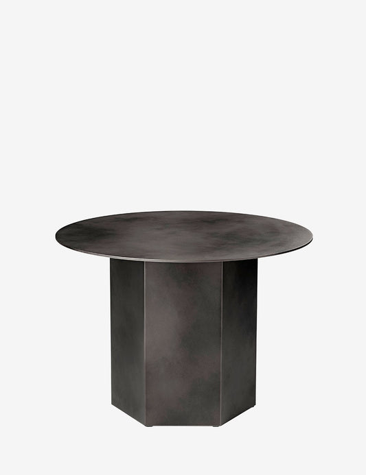 tavolino epico in acciaio ø60