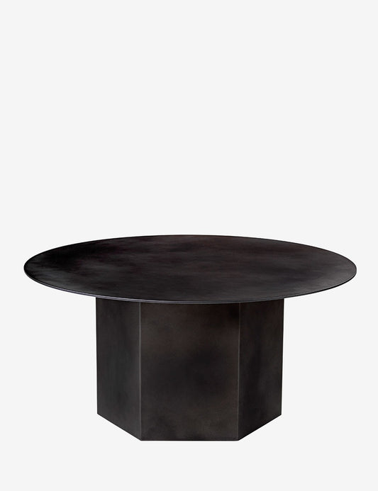 tavolino epico in acciaio ø80