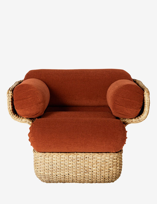chaise longue en panier