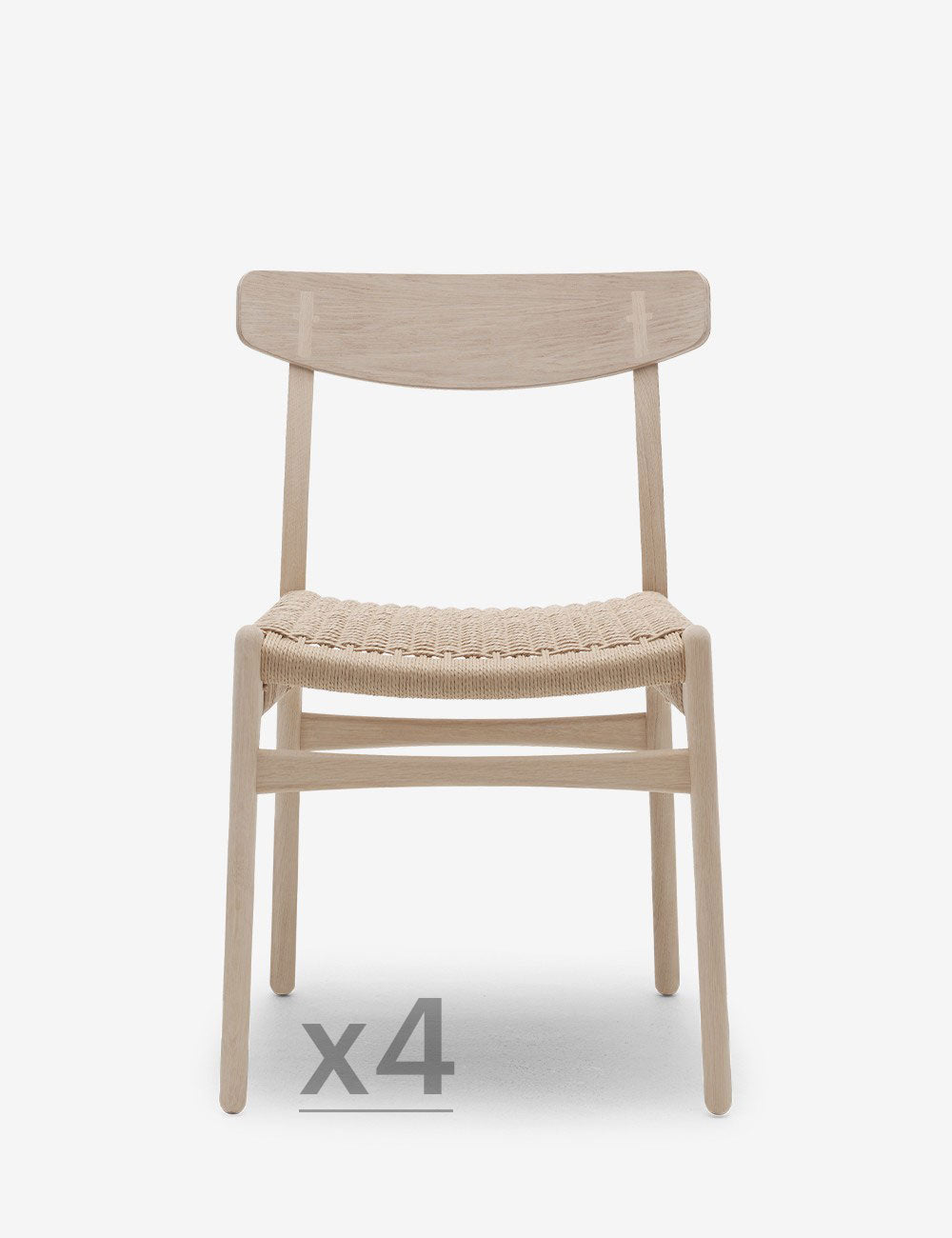 copy of CH23 CHAIR SOAP OAK 4 SET