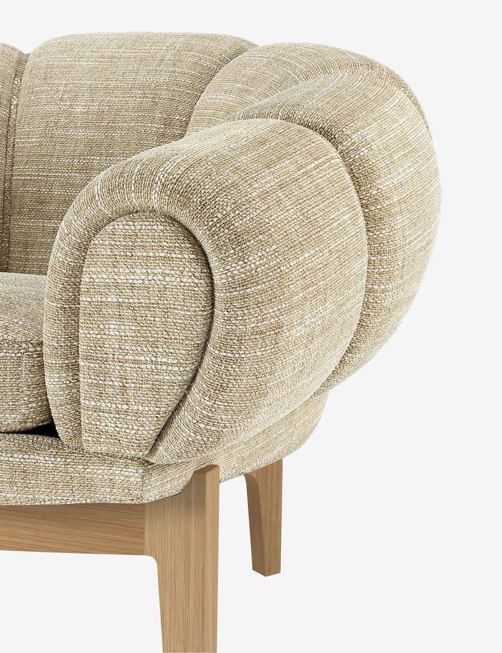 croissant lounge chair