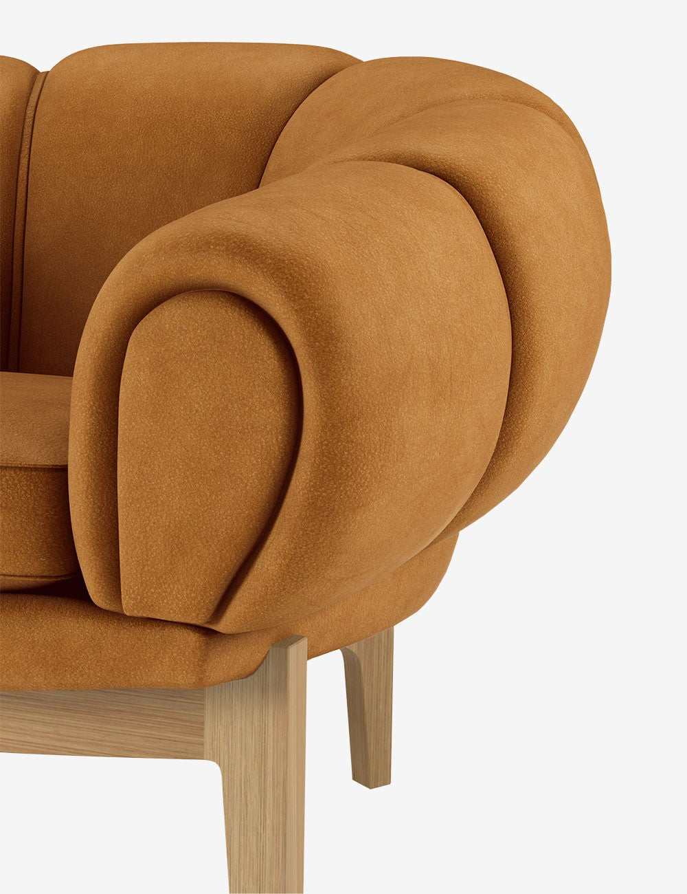 croissant lounge chair