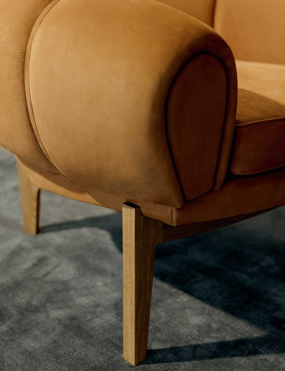 croissant sofa 3-seater