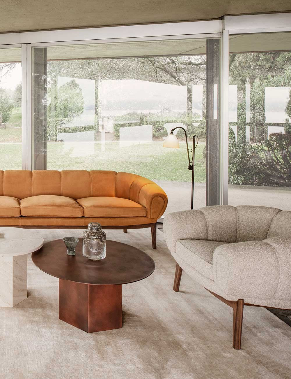 croissant sofa 3-seater
