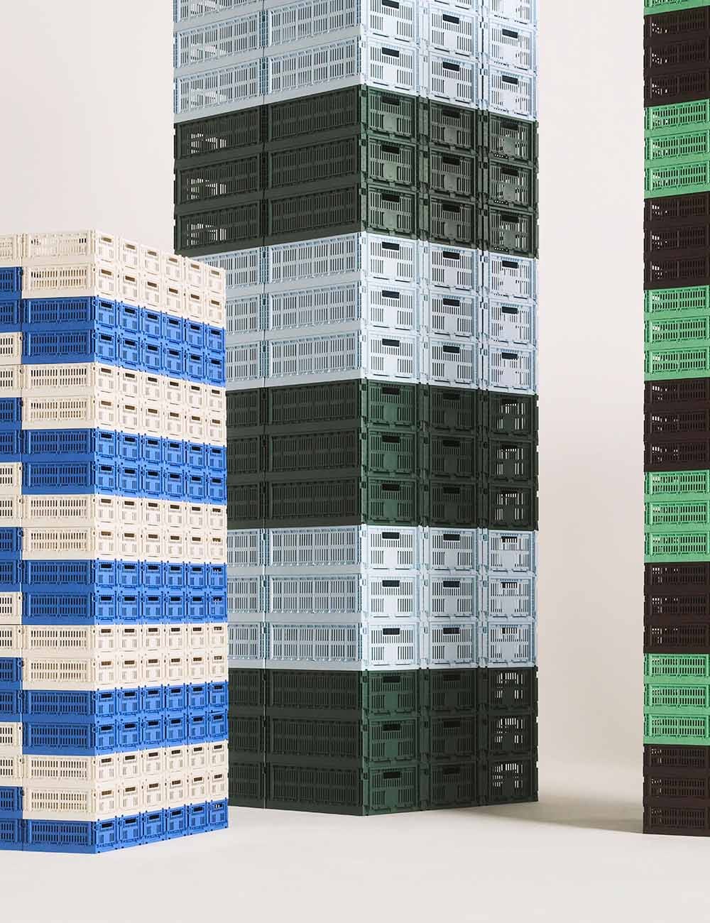 cassa di fieno colorata piccola