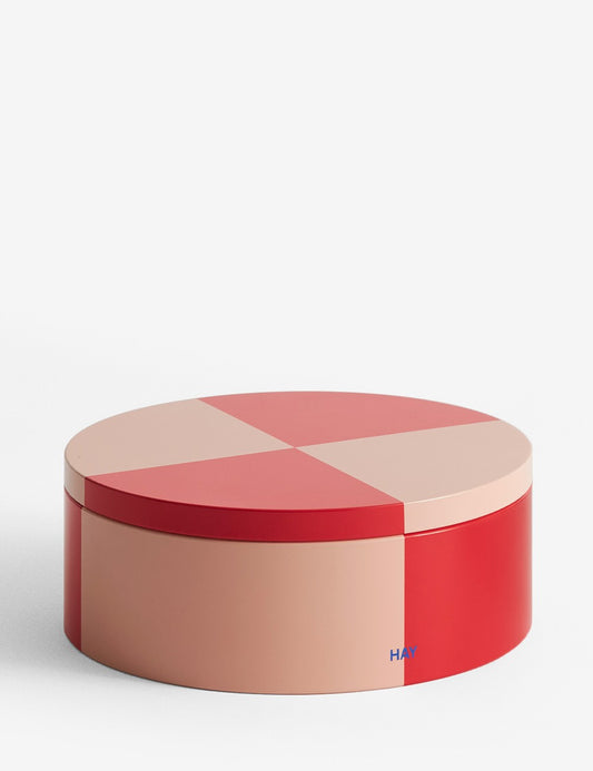 lata tin container round