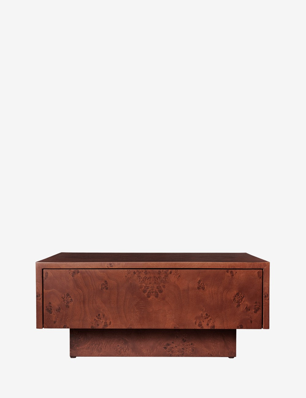 burl sorage coffee table