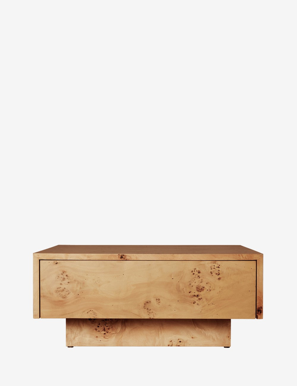 burl sorage coffee table