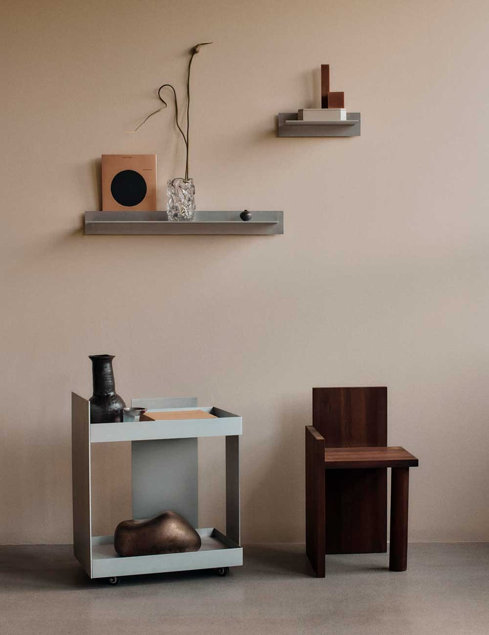 lager wall shelf single 85