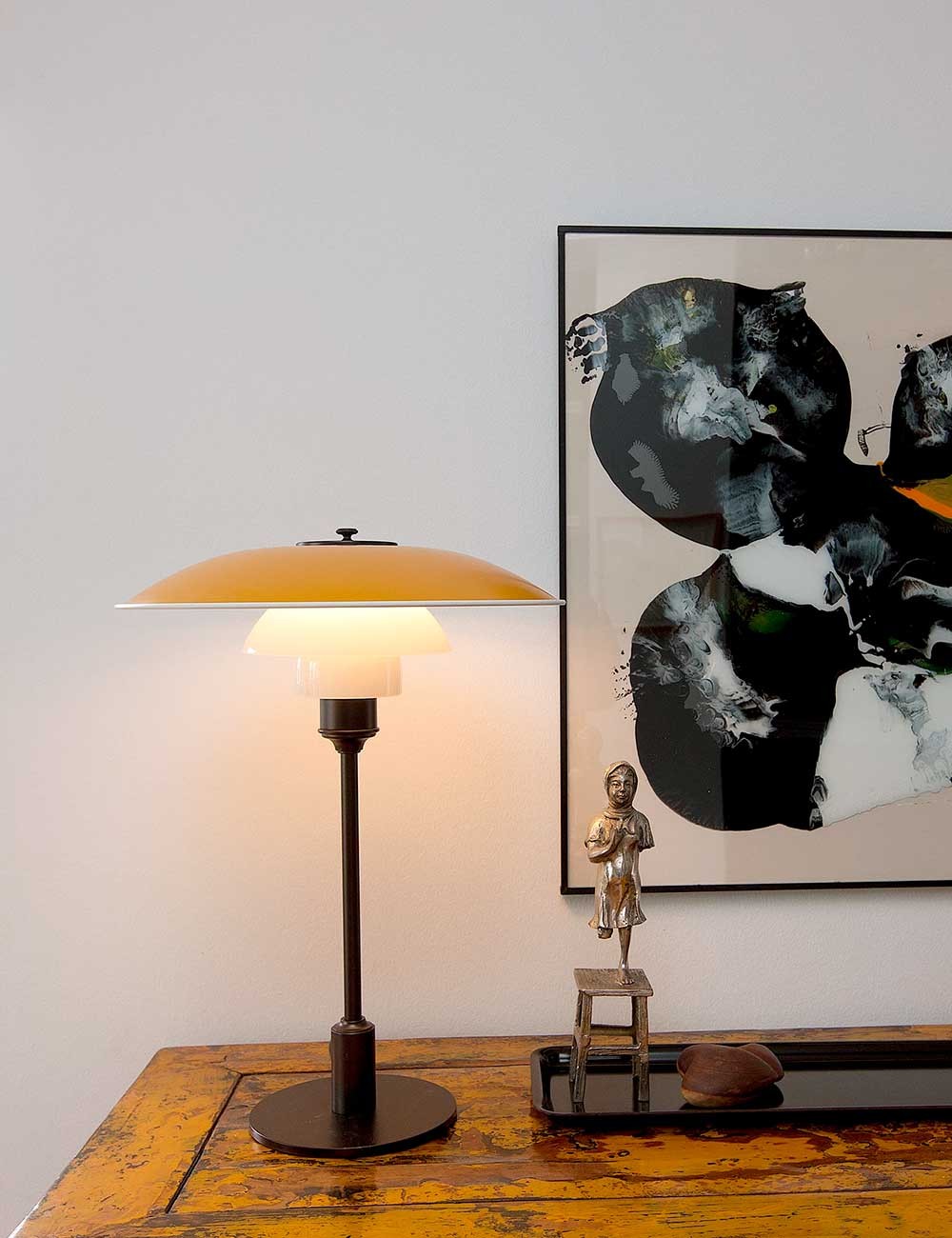 ph 3½-2½ metal table lamp