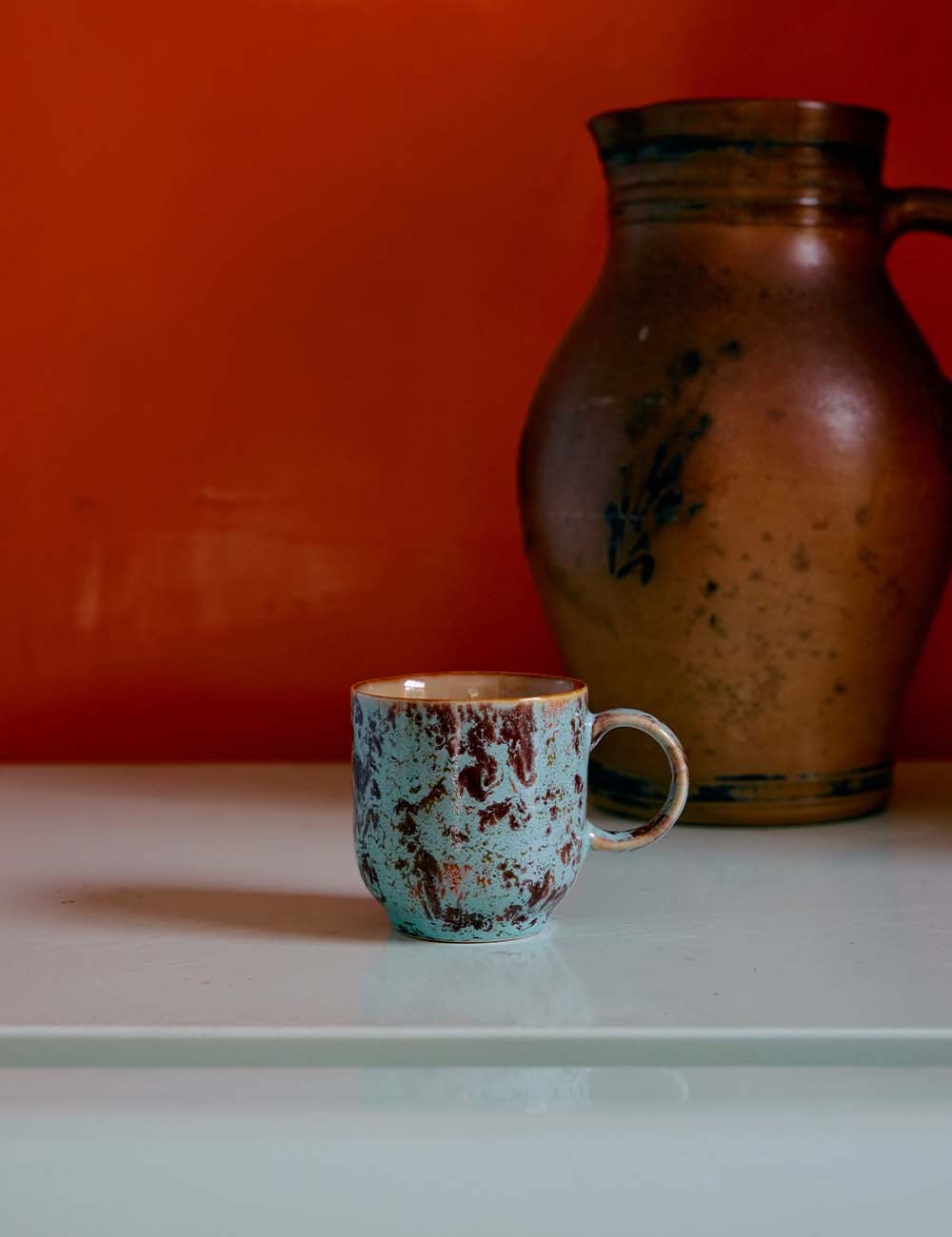taza café 70s ceramics 4 set