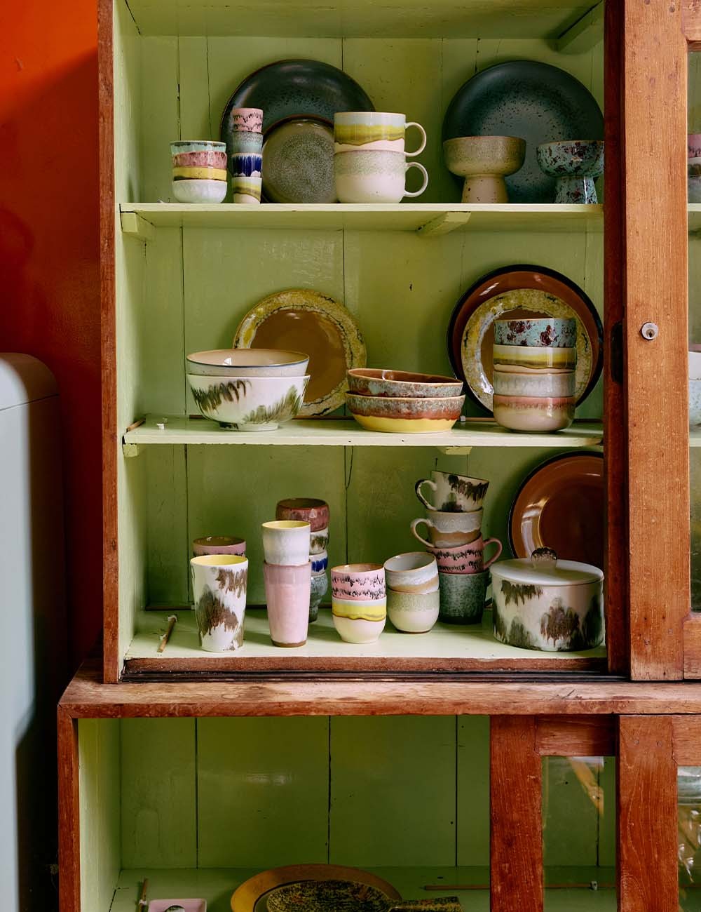 taza café 70s ceramics 4 set