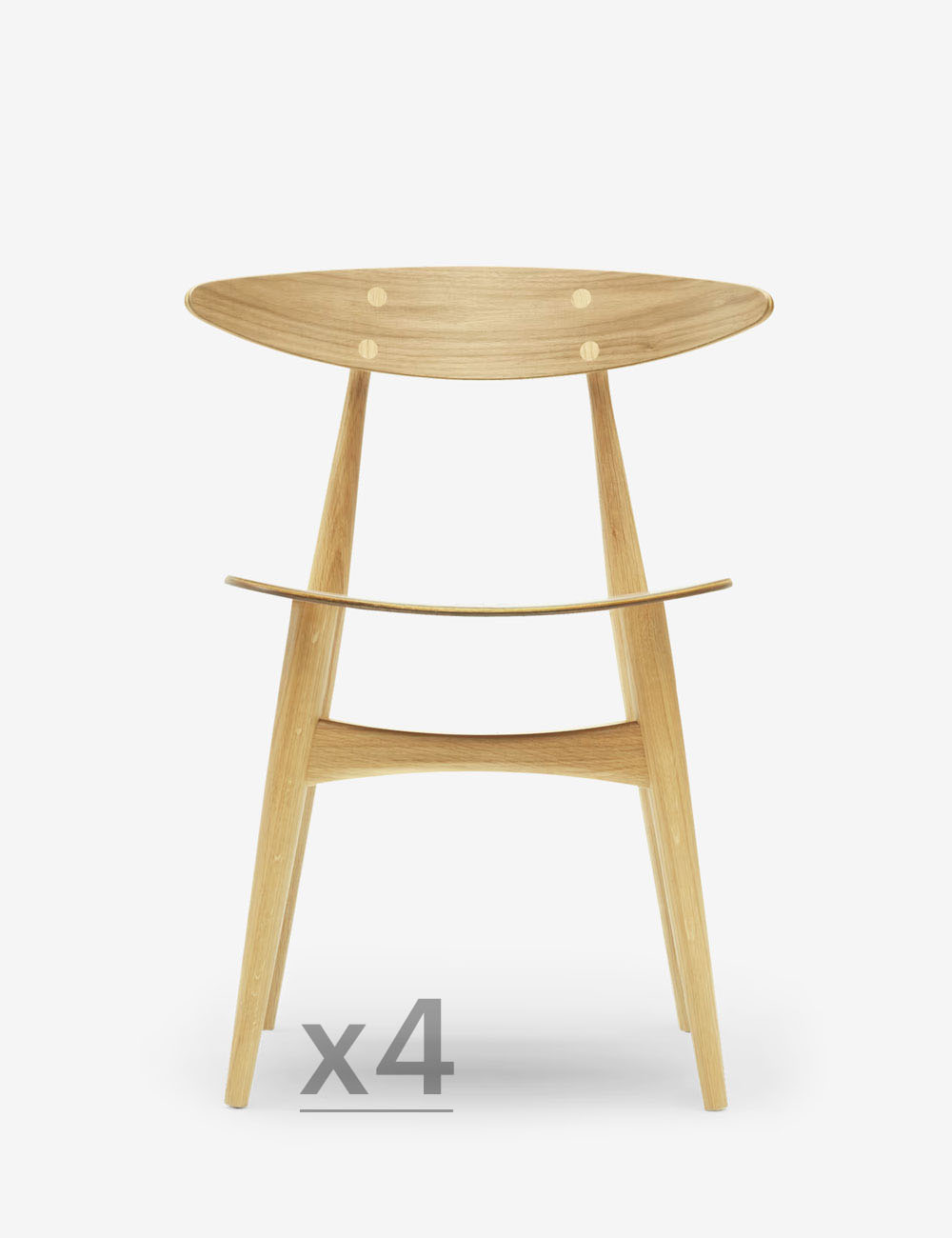 CH33T LACQUER OAK 4 SET