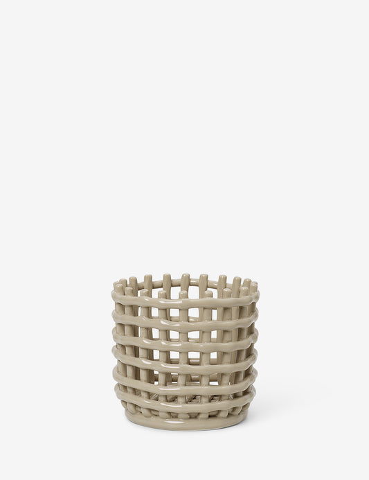 Ceramic basket S