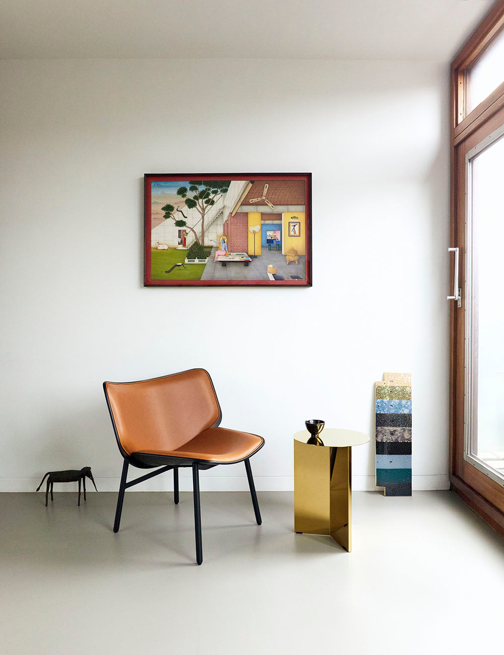 Mesa Slit brass plated Ø35