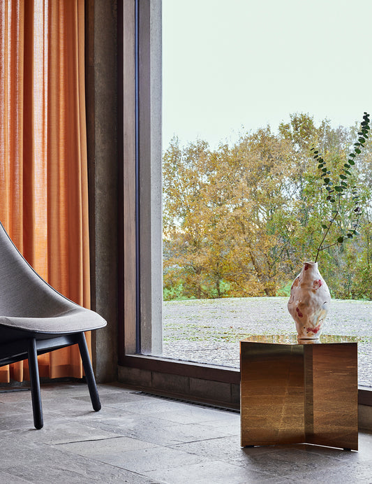 Mesa Slit brass plated Ø45