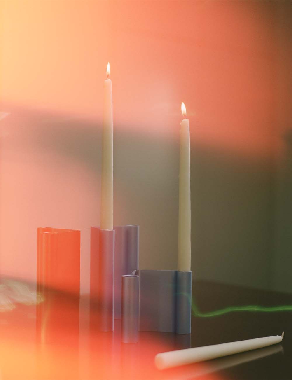 Pair candleholder H18