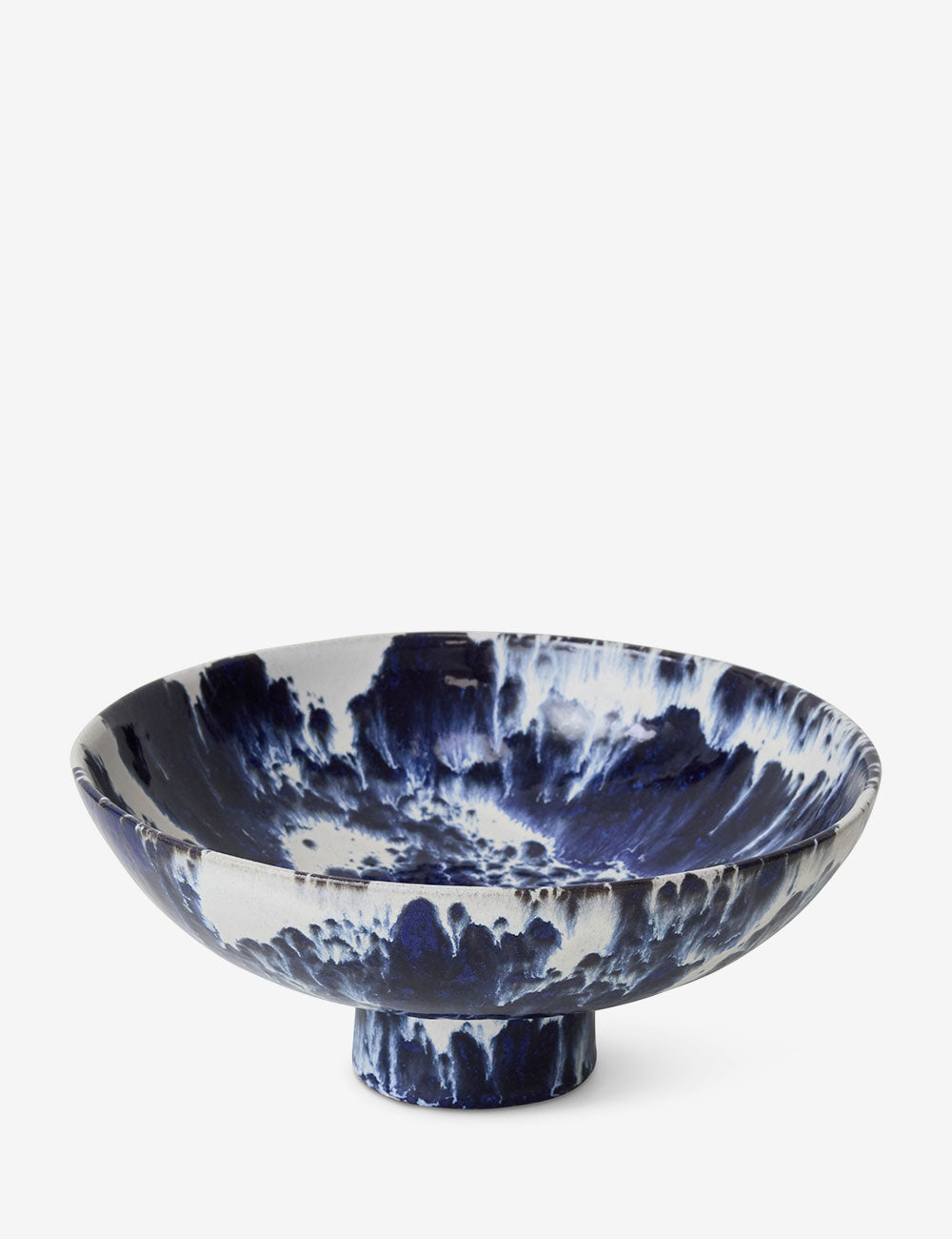 Taça com base índigo