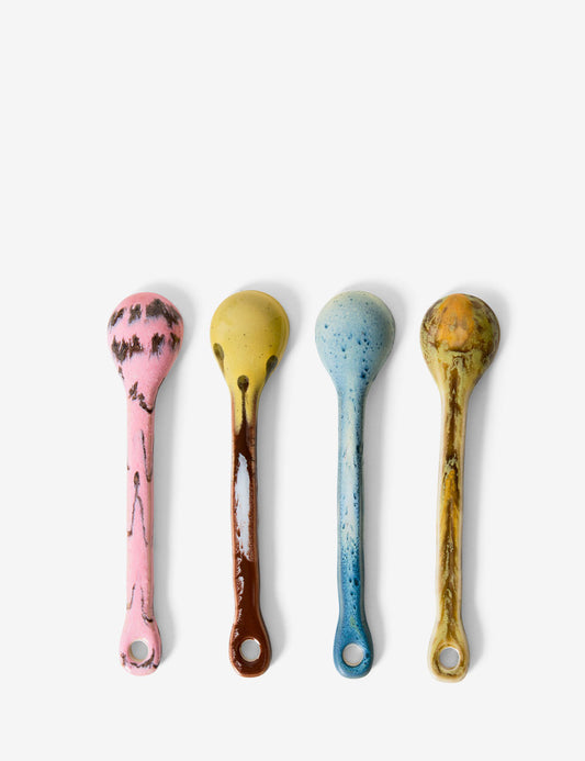 Cucharas 70s Ceramics 4 set