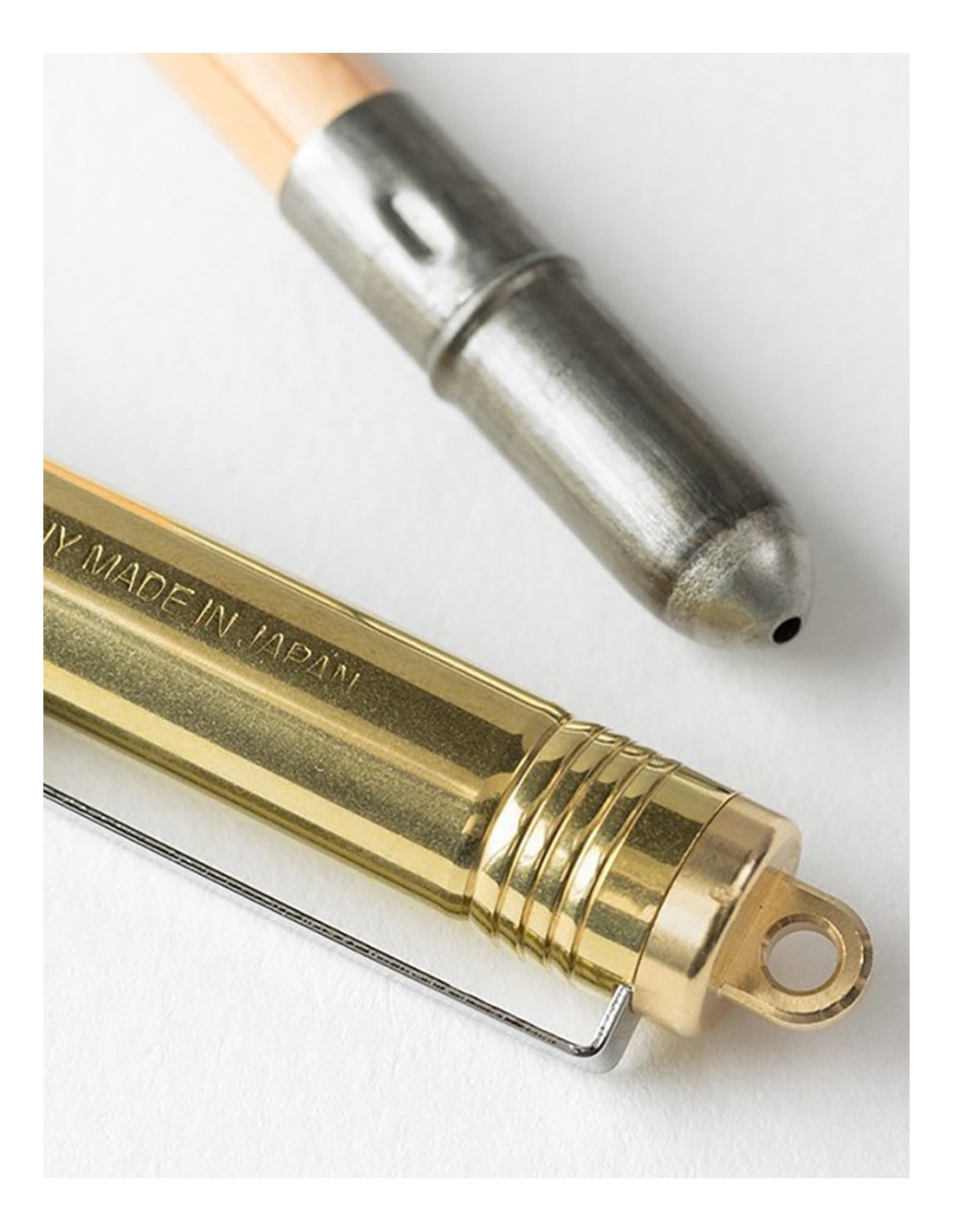 Ballpoint Pen Solid Brass – Traveler's Company Online - MD Paper Midori