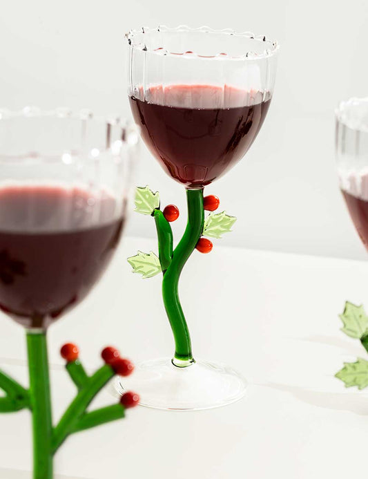 Botanica curved stem glass