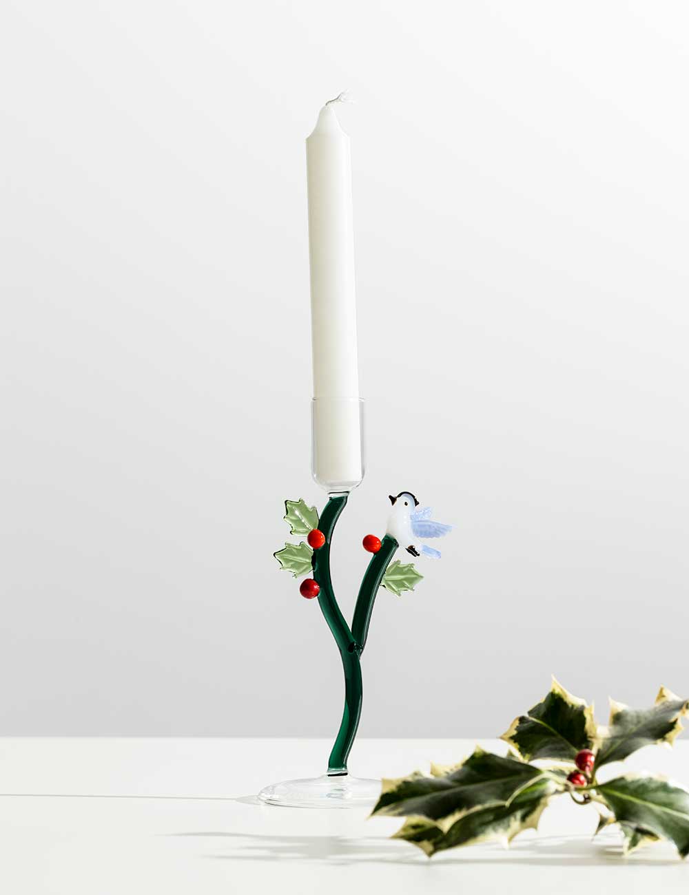 Bird candleholder