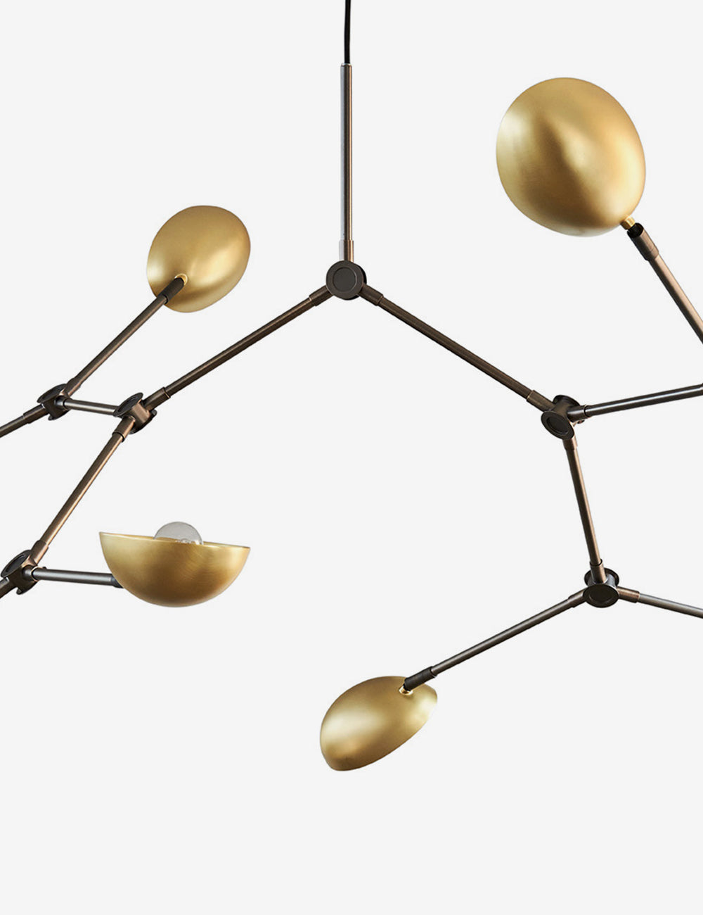 DROP CHANDELIER BRASS
