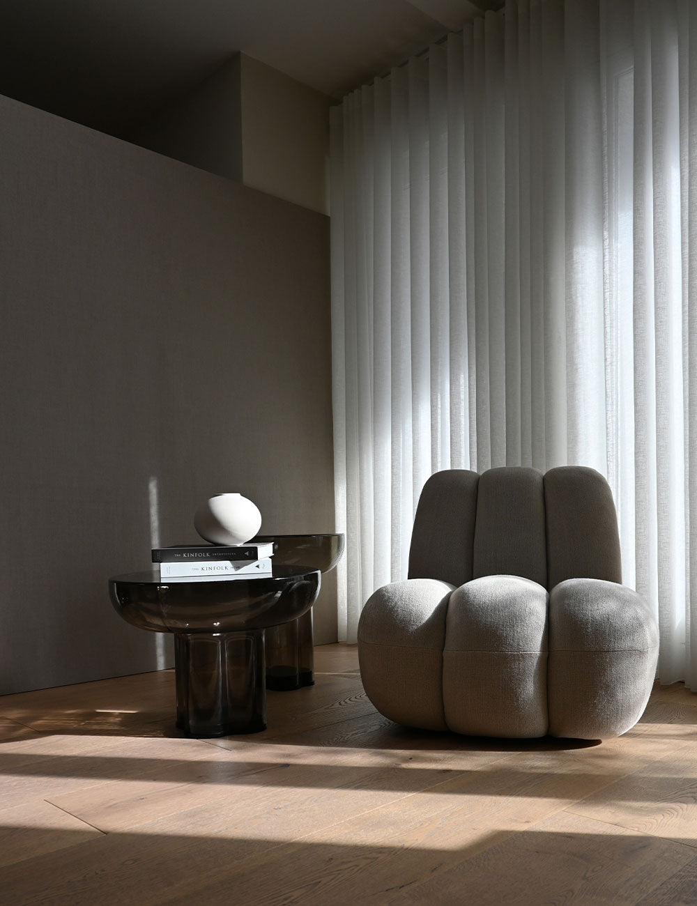 Crown side table