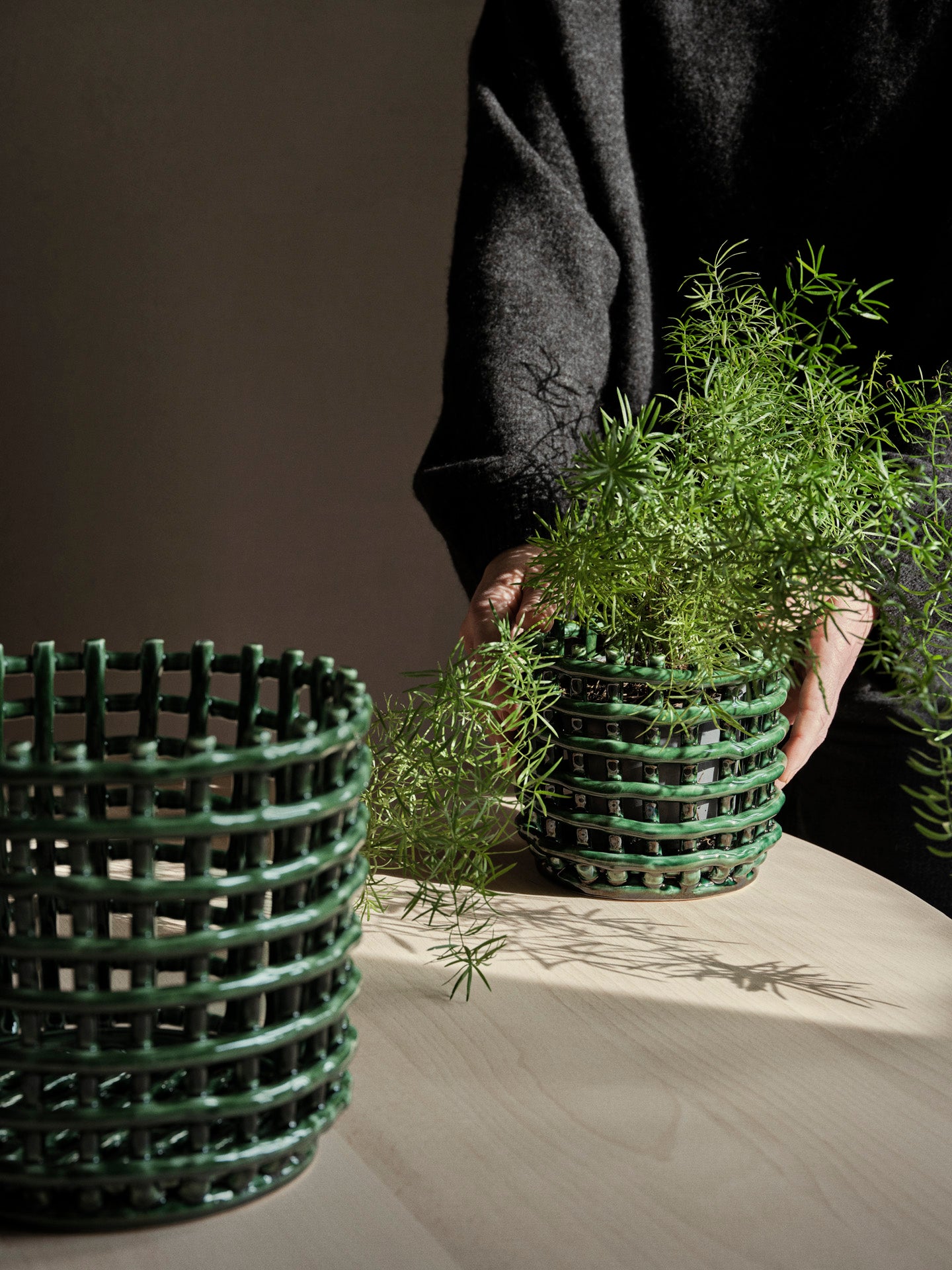 Panier en céramique S