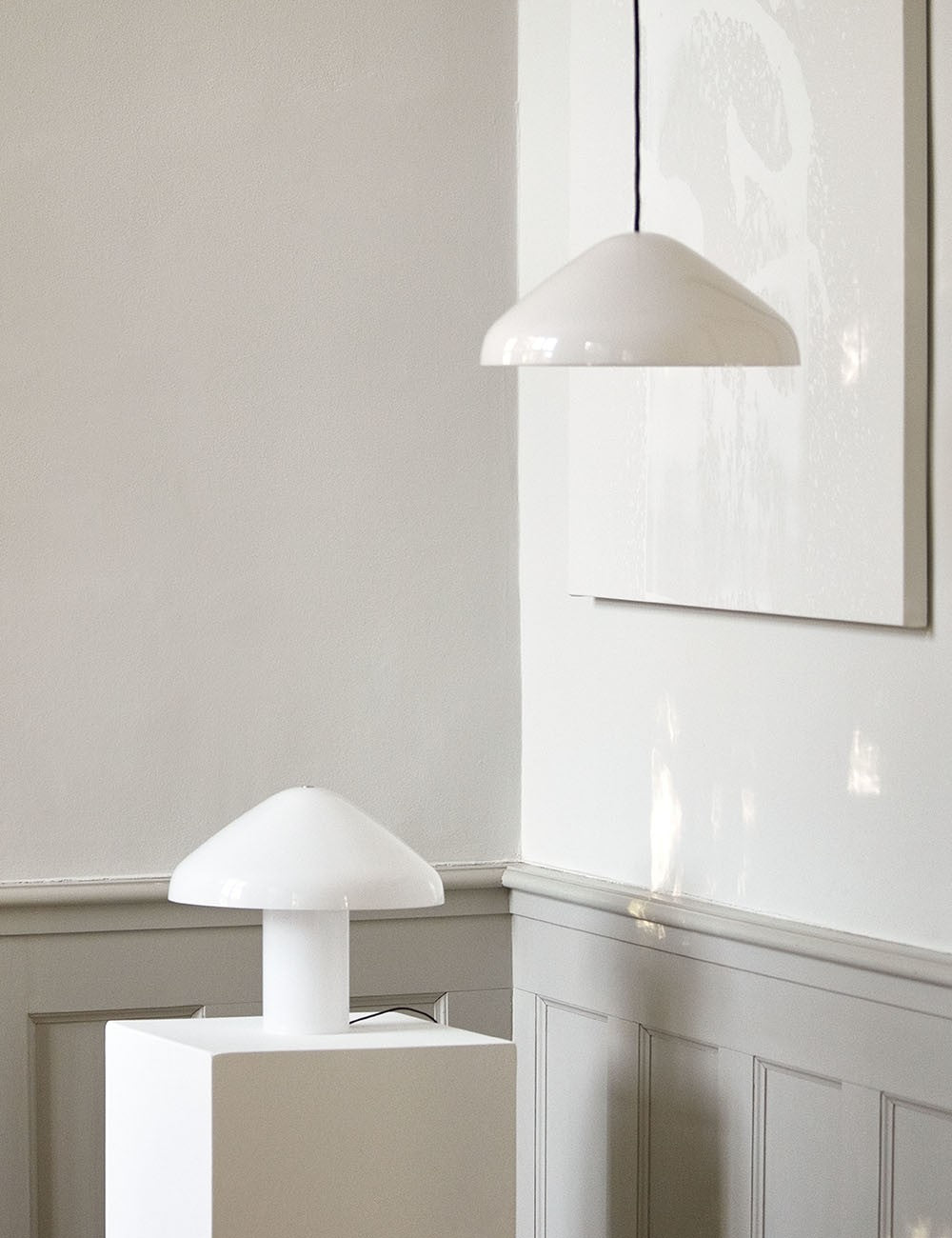 lampe en verre pao