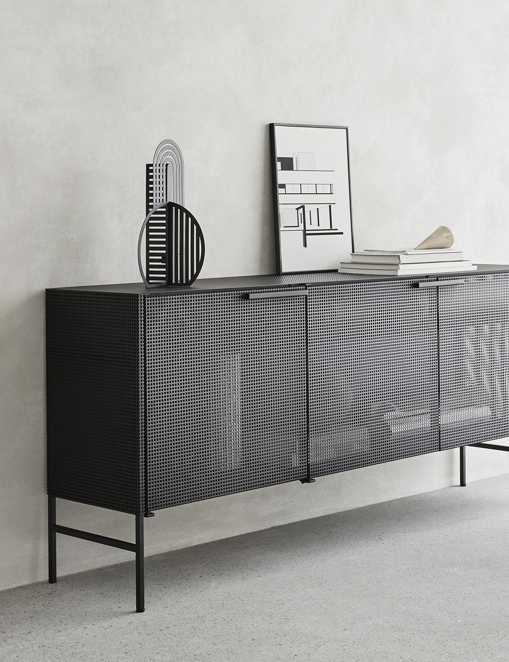 credenza a griglia