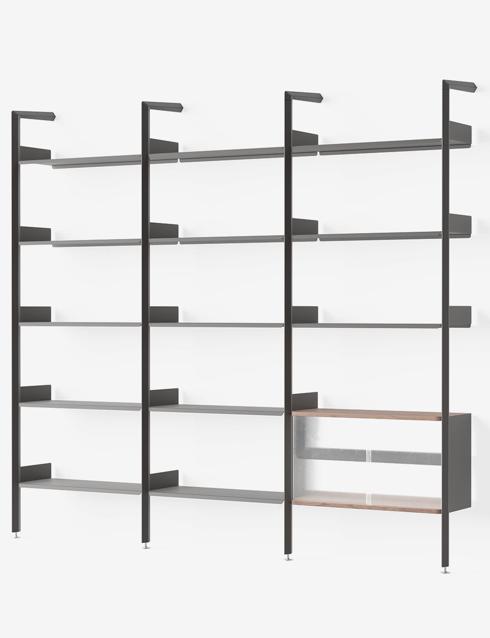 Système modulaire d'étagères Rombe IF1 + IF4 + IF6