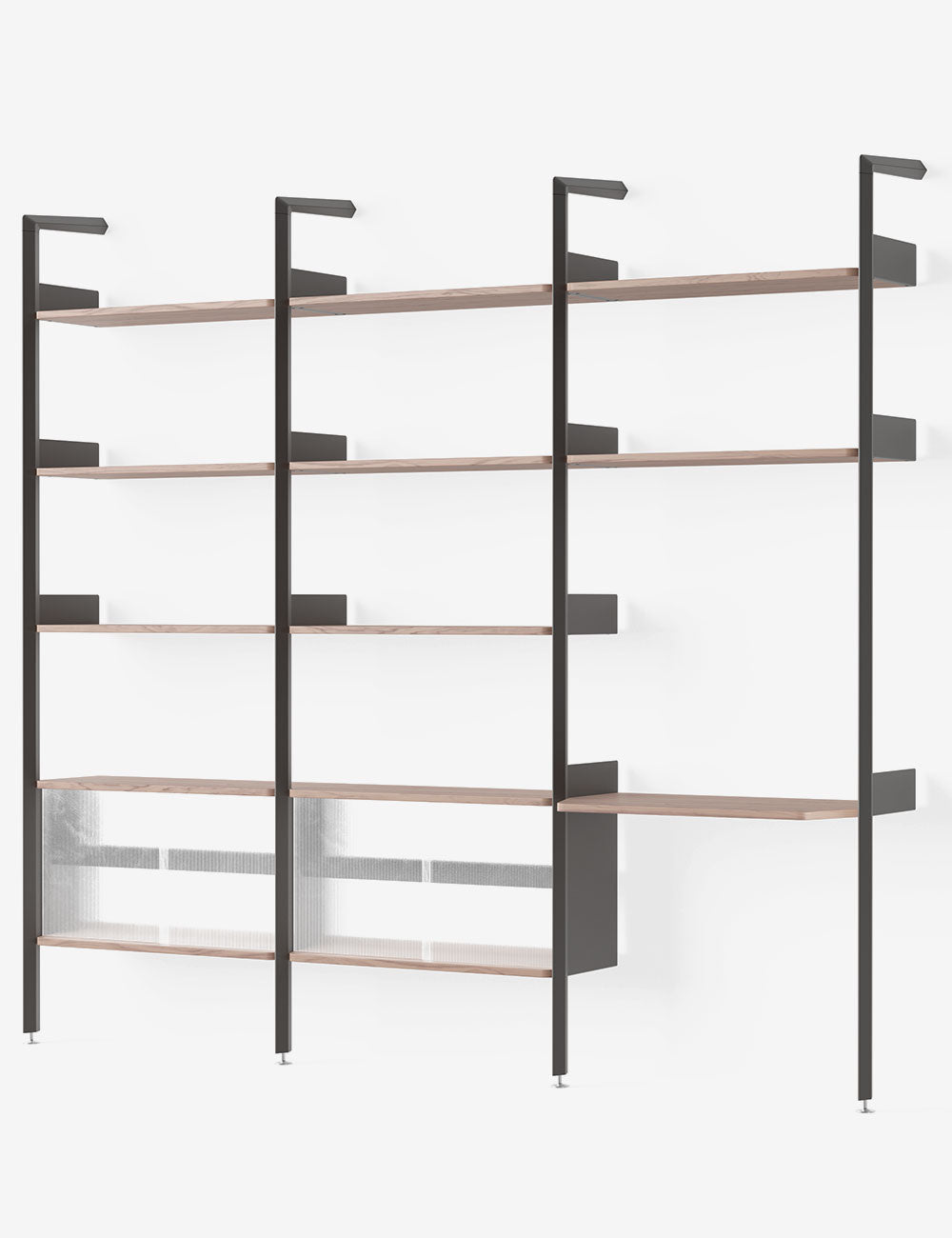 Système modulaire d'étagères Rombe IF1 + IF4 + IF6