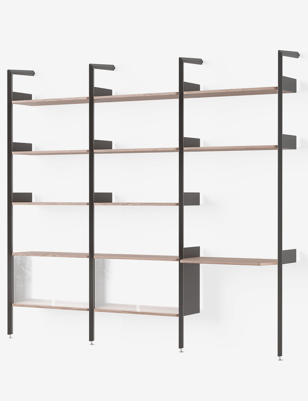 Système modulaire d'étagères Rombe IF1 + IF4 + IF6