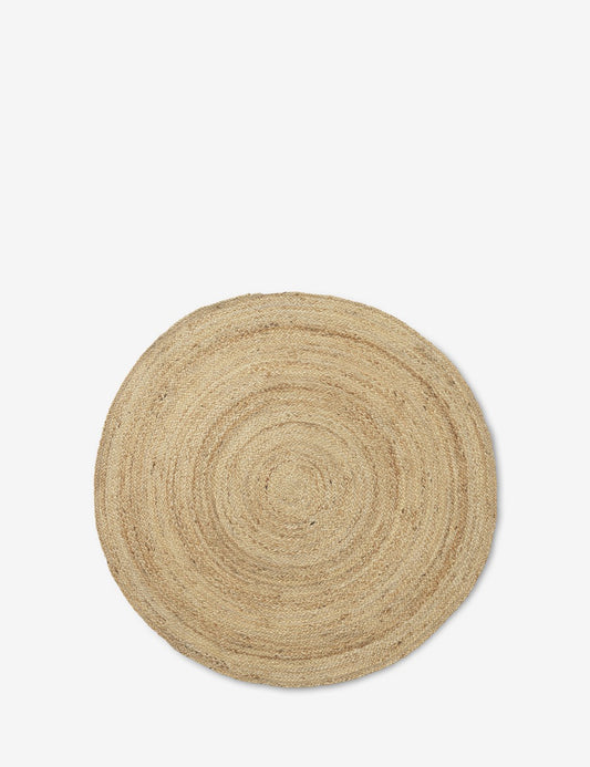 eternal round jute rug