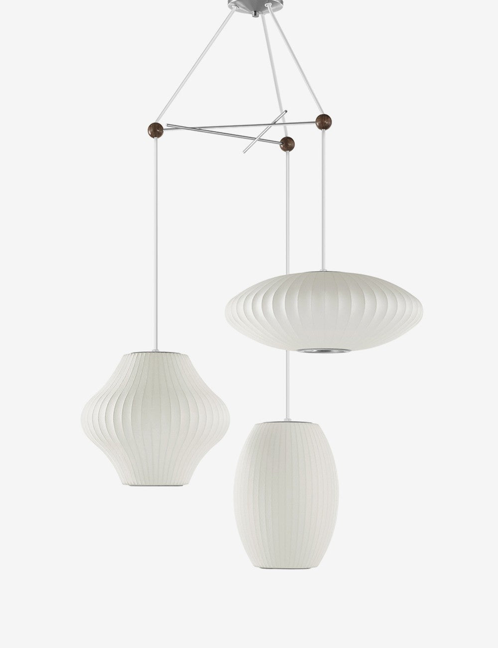 fixture for triple bubble lamp
