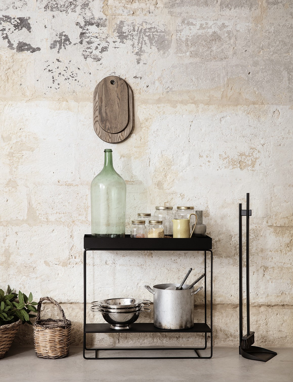 bac à plantes à deux niveaux