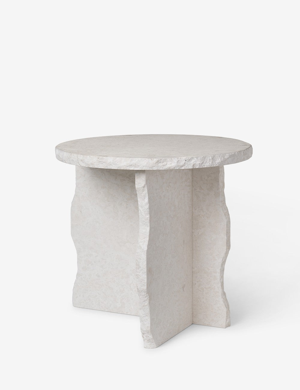table sculpturale minérale