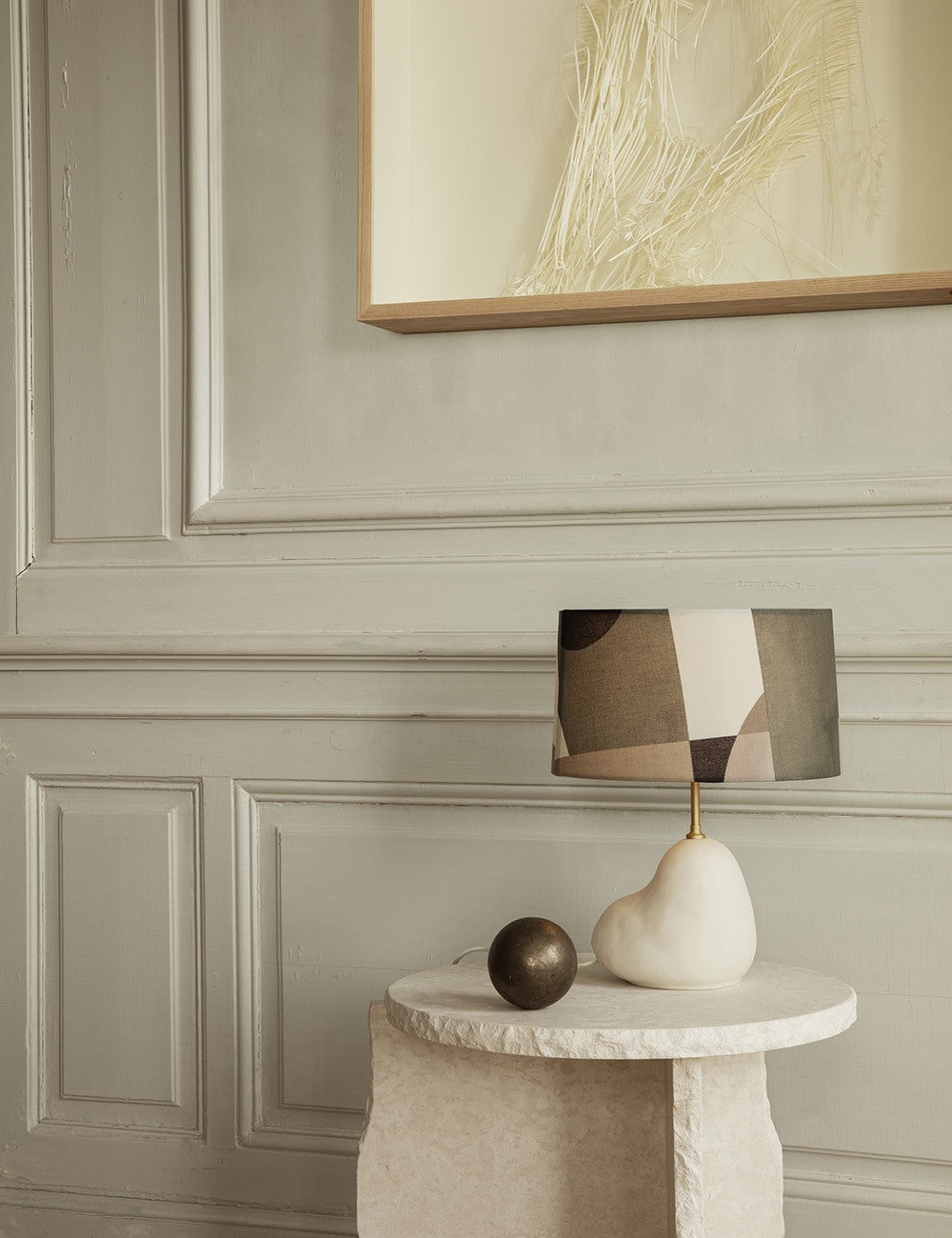 table sculpturale minérale