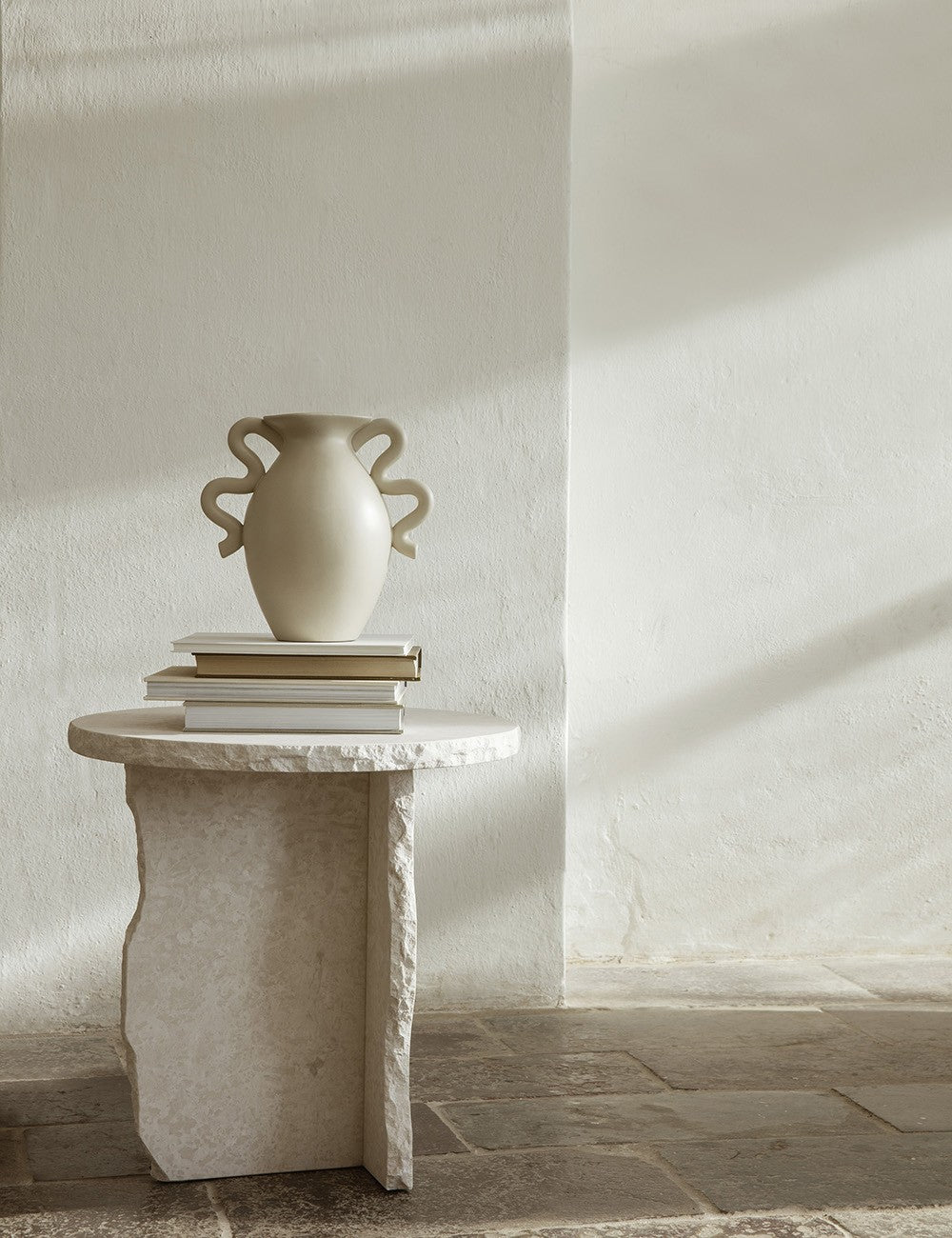 table sculpturale minérale