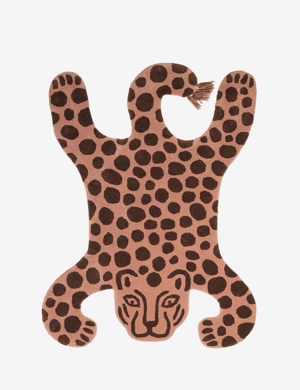 tappeto tuftato leopardo