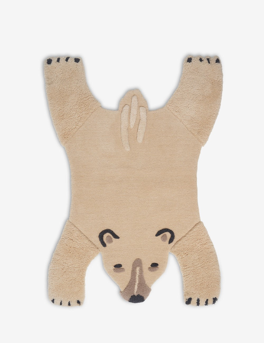 tappeto tuftato orso polare