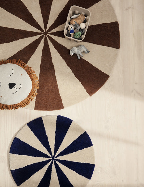 ARCH BRIGHT BLUE TUFTED RUG