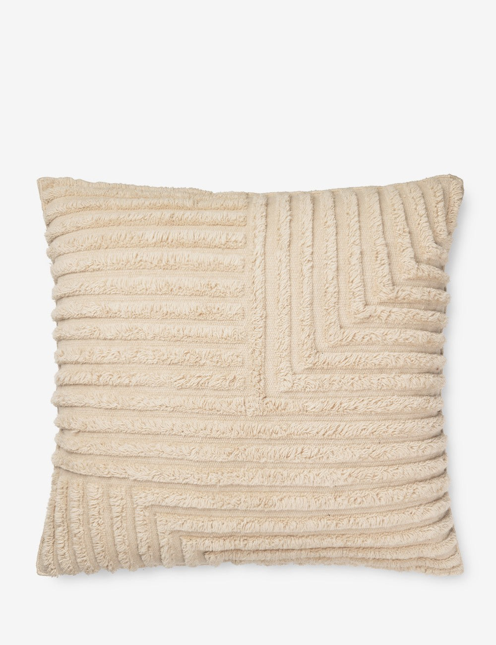 grand coussin en laine froissée