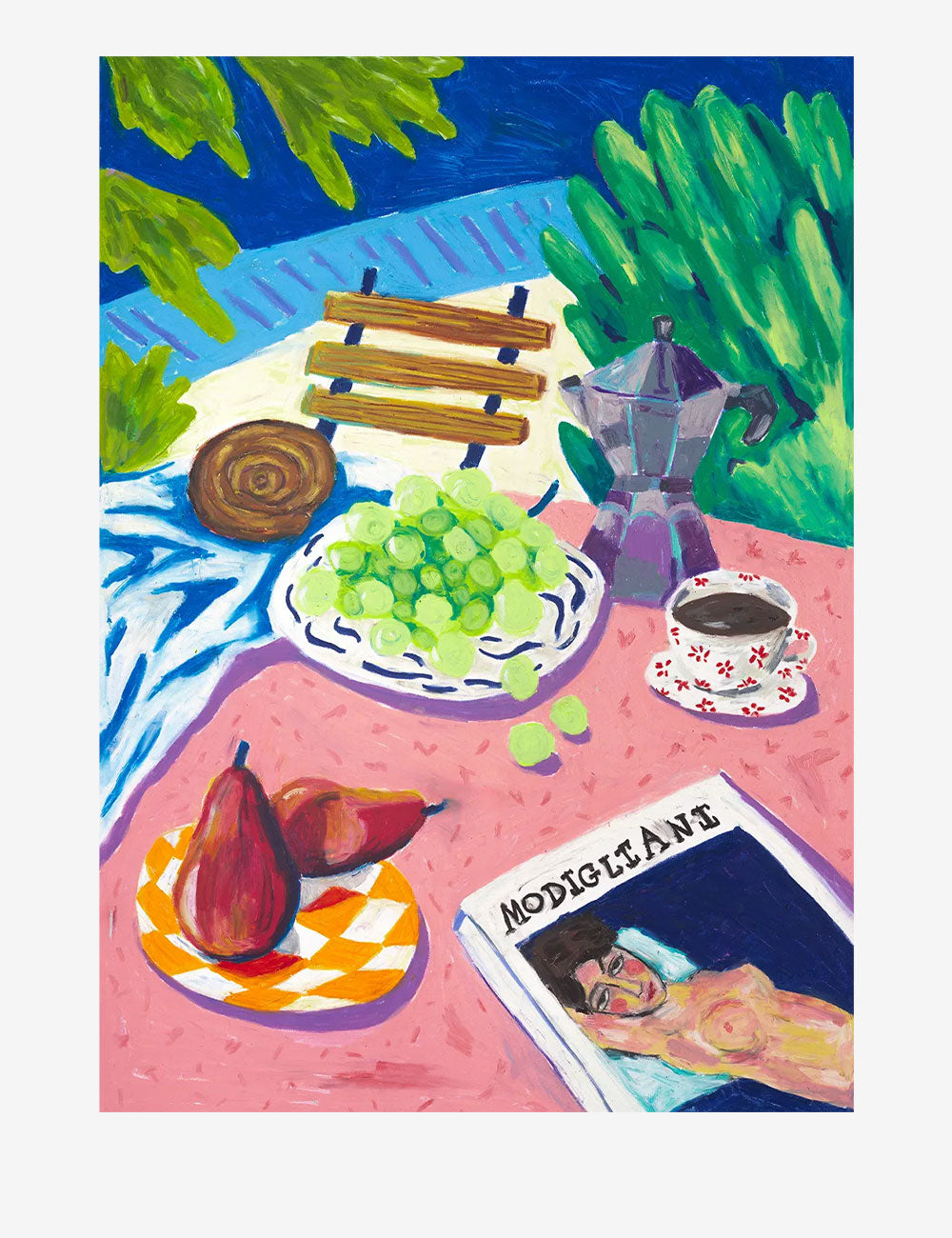 Modigliani in the Garden