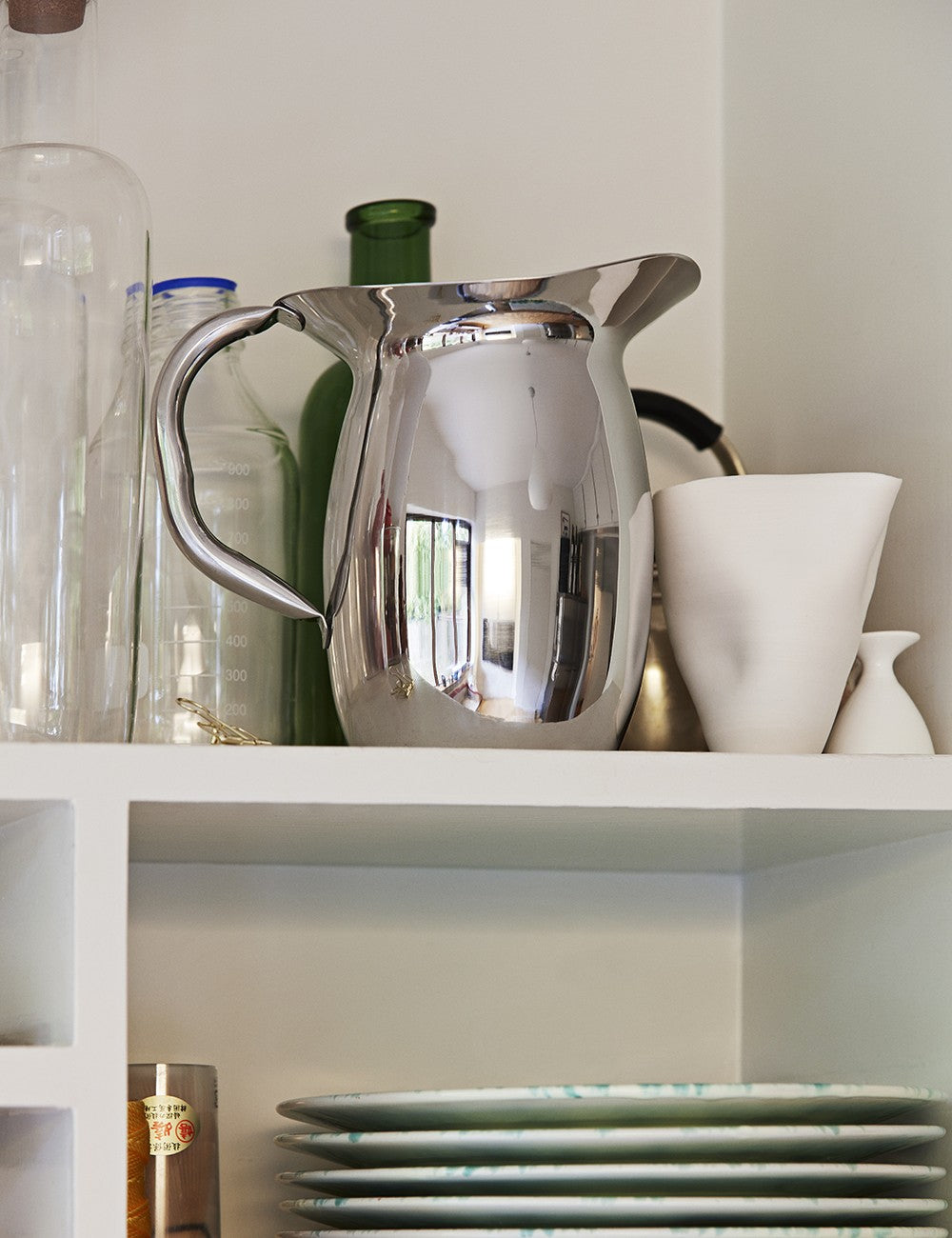 indian steel pitcher